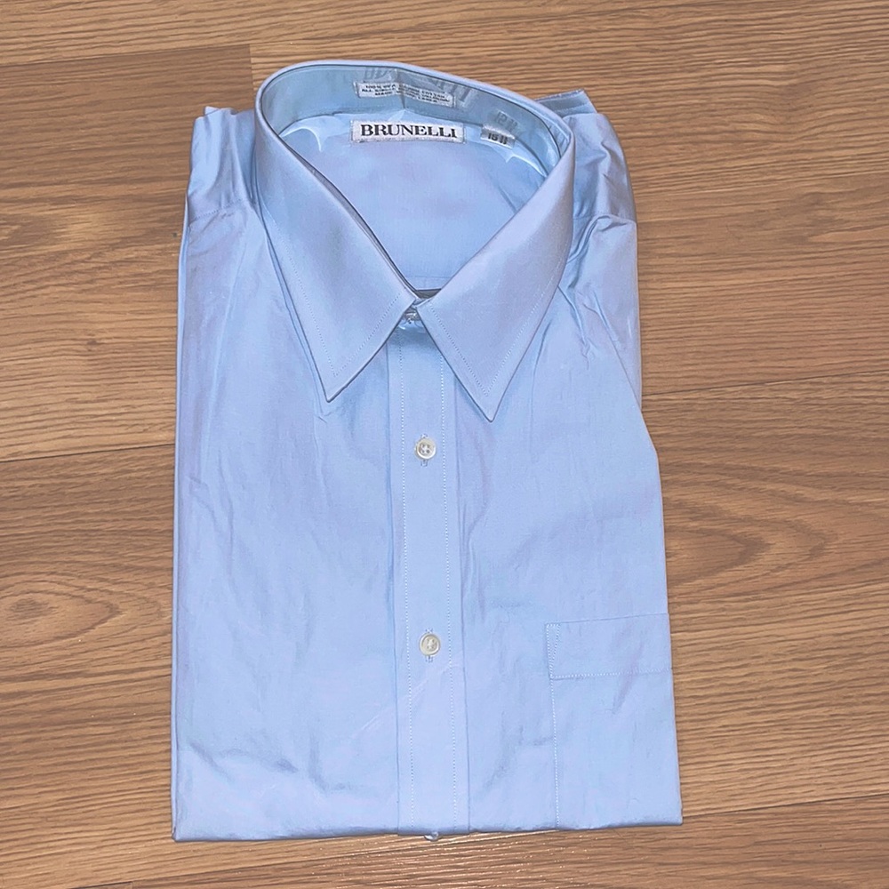 Vintage Brunelli button down long sleeve 15 32/33